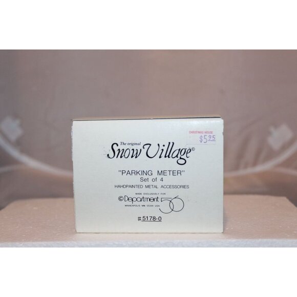 Dept 56 Snow Village - Parking Meters Snow Village - Picture 3 of 3